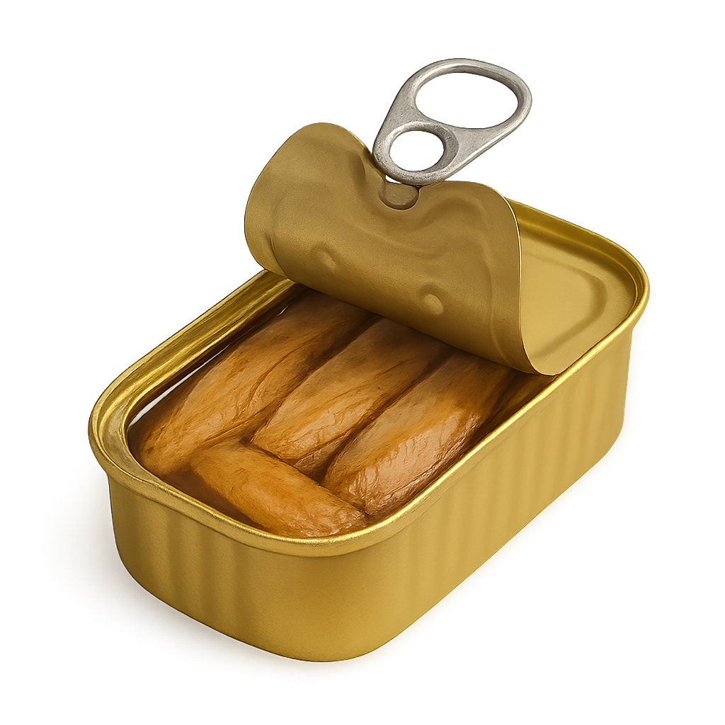 Canned seafood