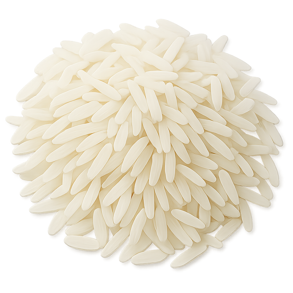 Organic rice grains