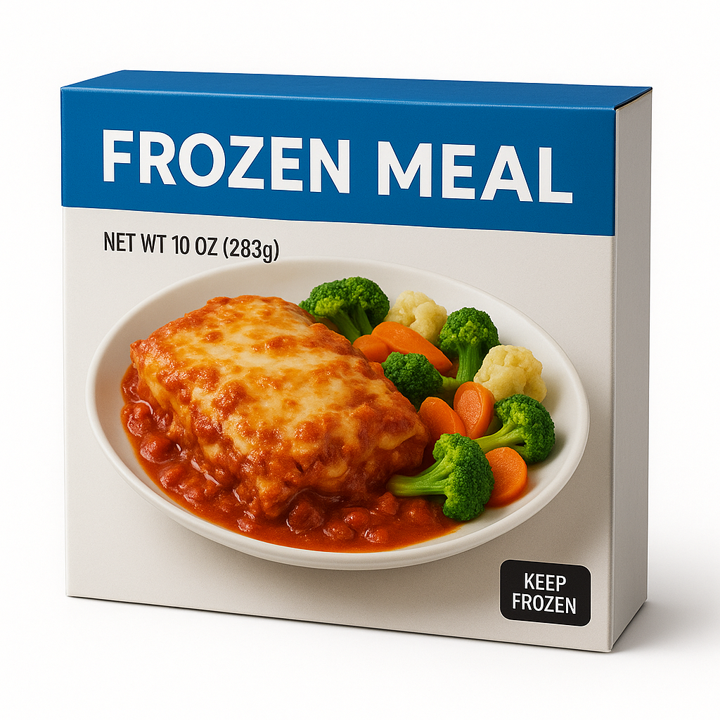 Frozen meals - Ready to heat
